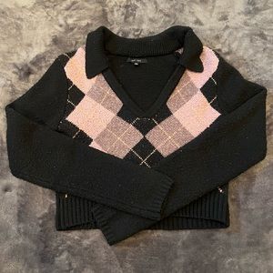 Love Tree Plaid Sweater